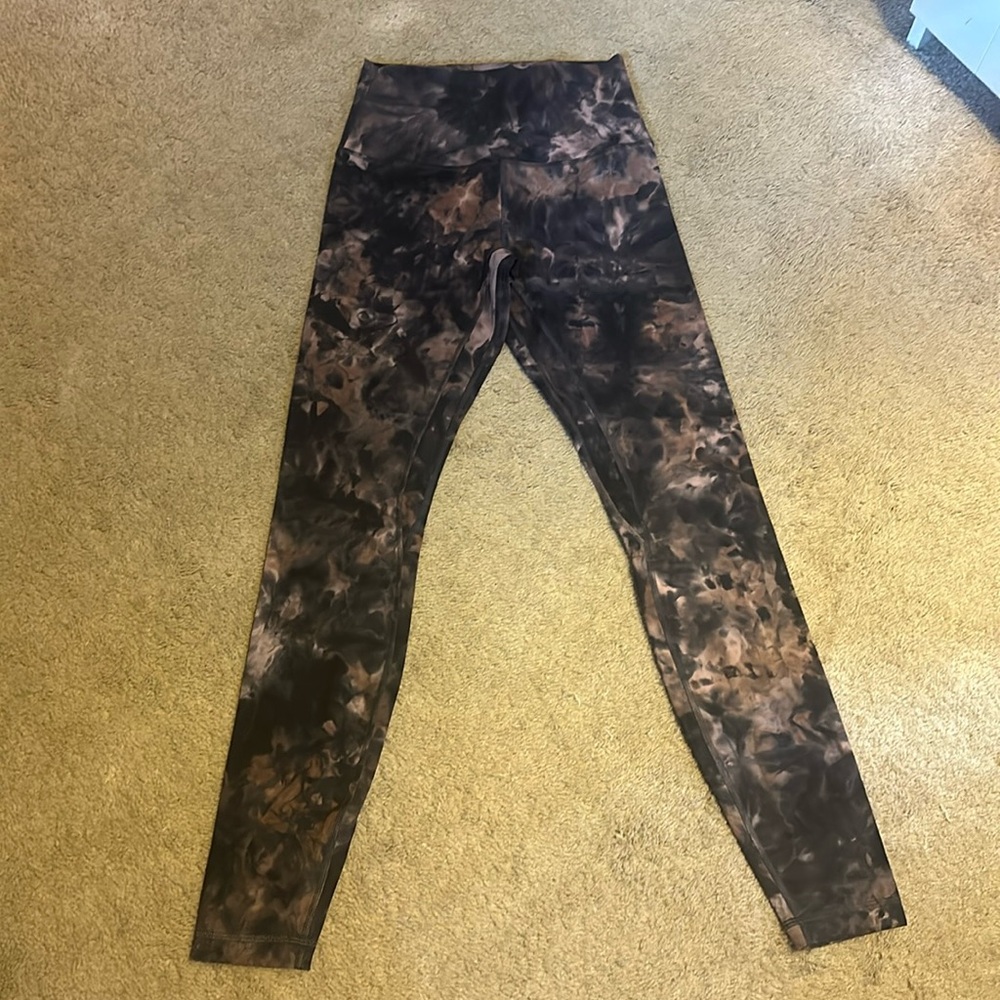 Tie dye Lululemon leggings